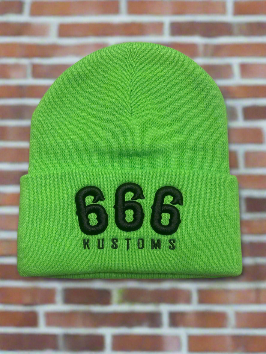 666 Kustoms Embroidered Toque