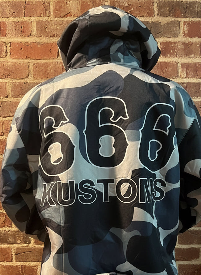 666 Kustoms Camo Anorak jacket