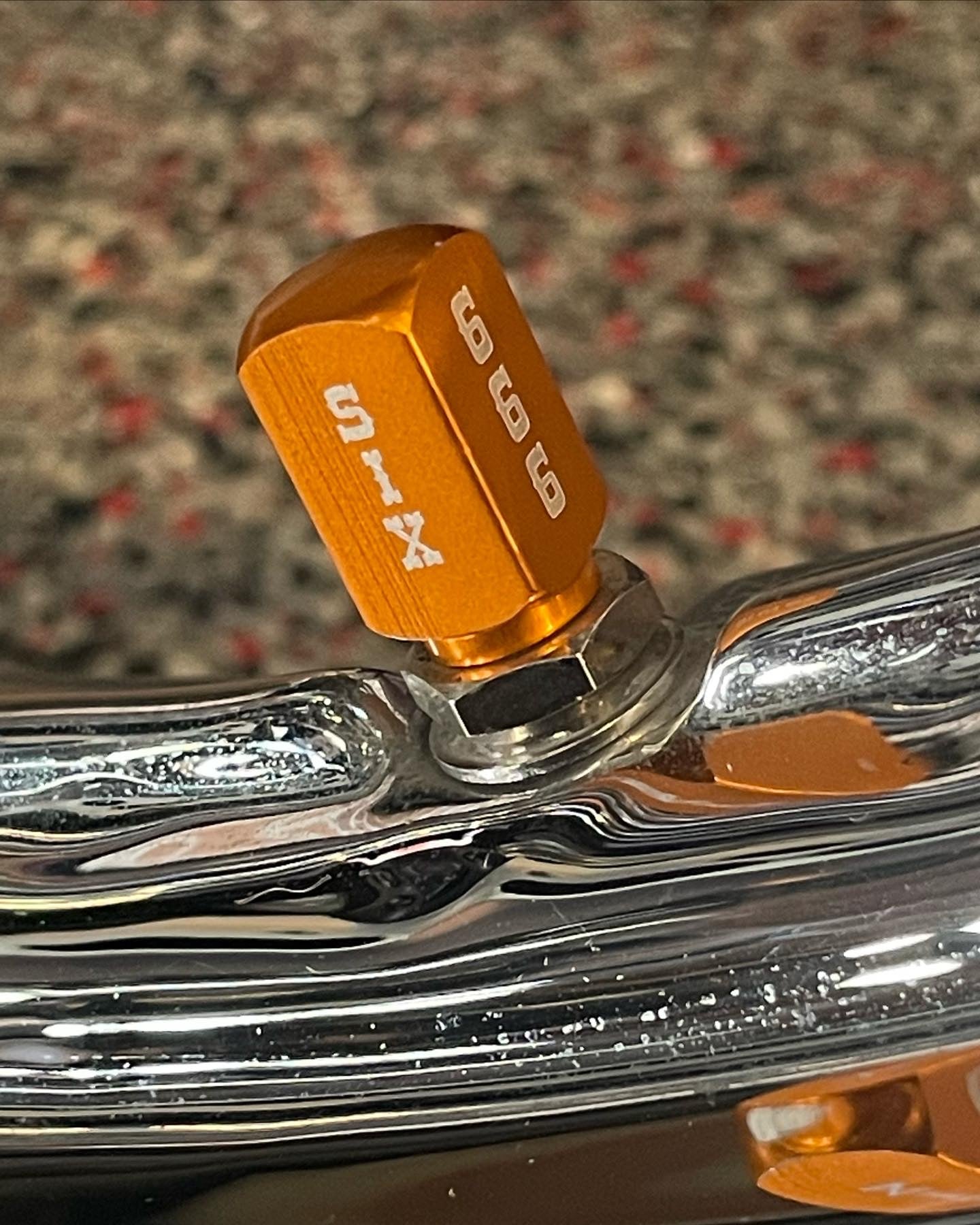 666 Valve stem caps