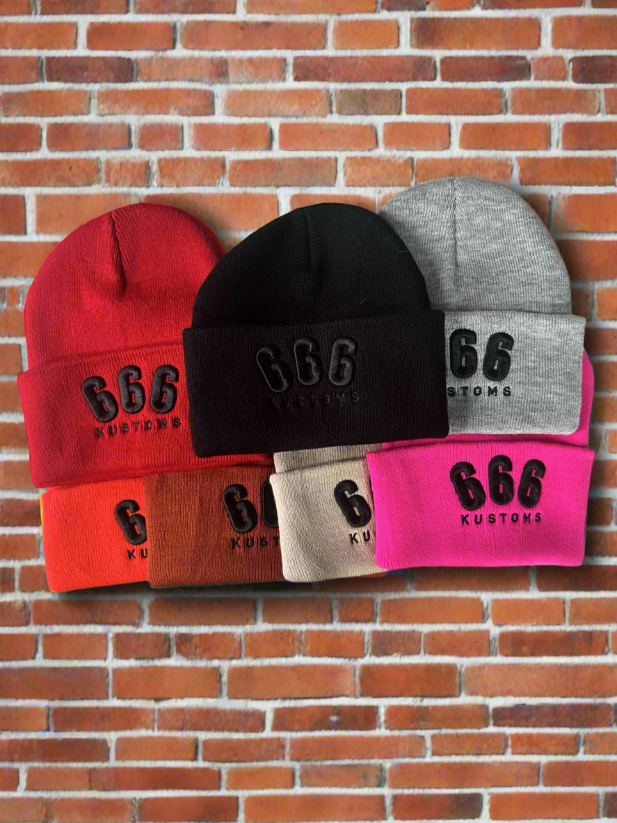 666 Embroidered Toques