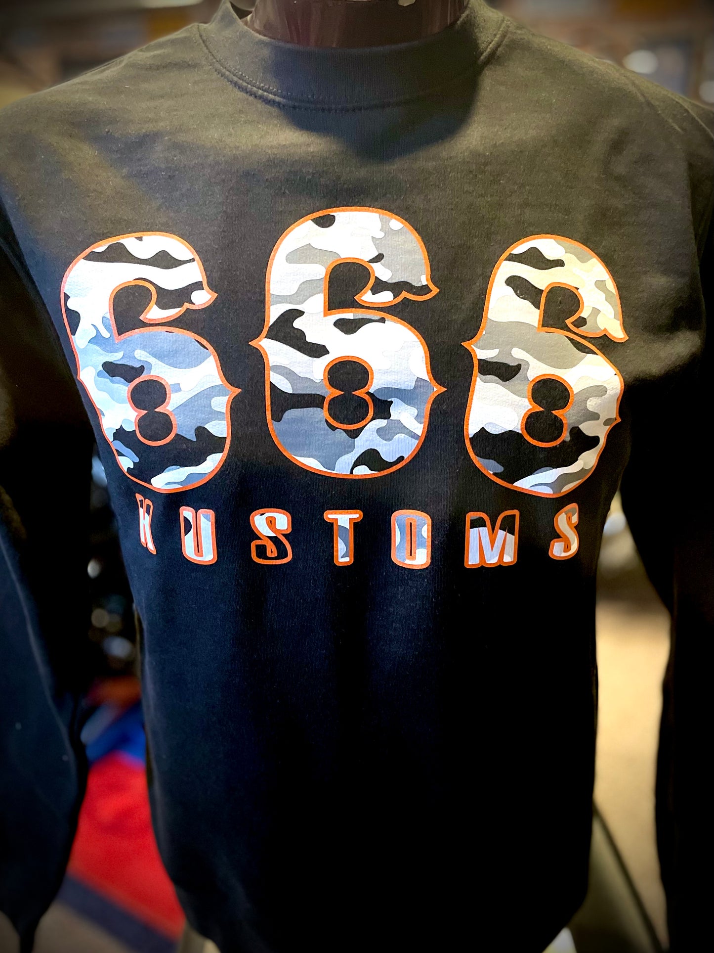 666 Winter Camo Crewneck sweater