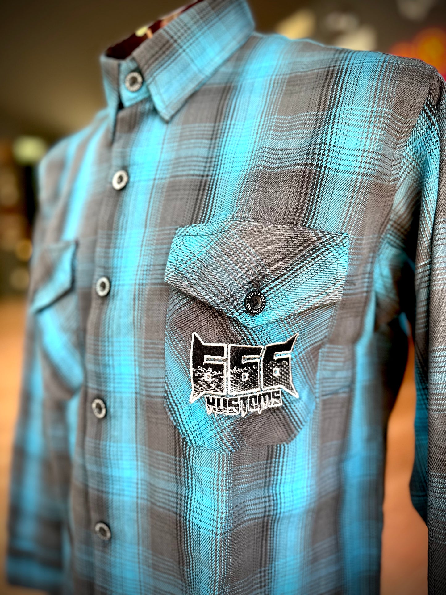 666 Blue Flannel