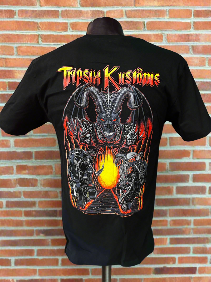 Tripsix Ride in Hell T-shirt