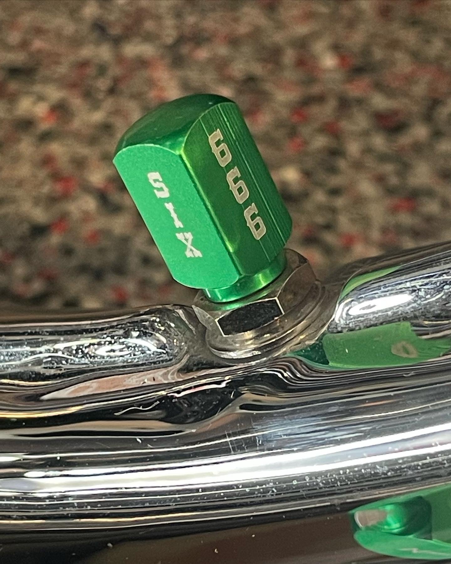 666 Valve stem caps