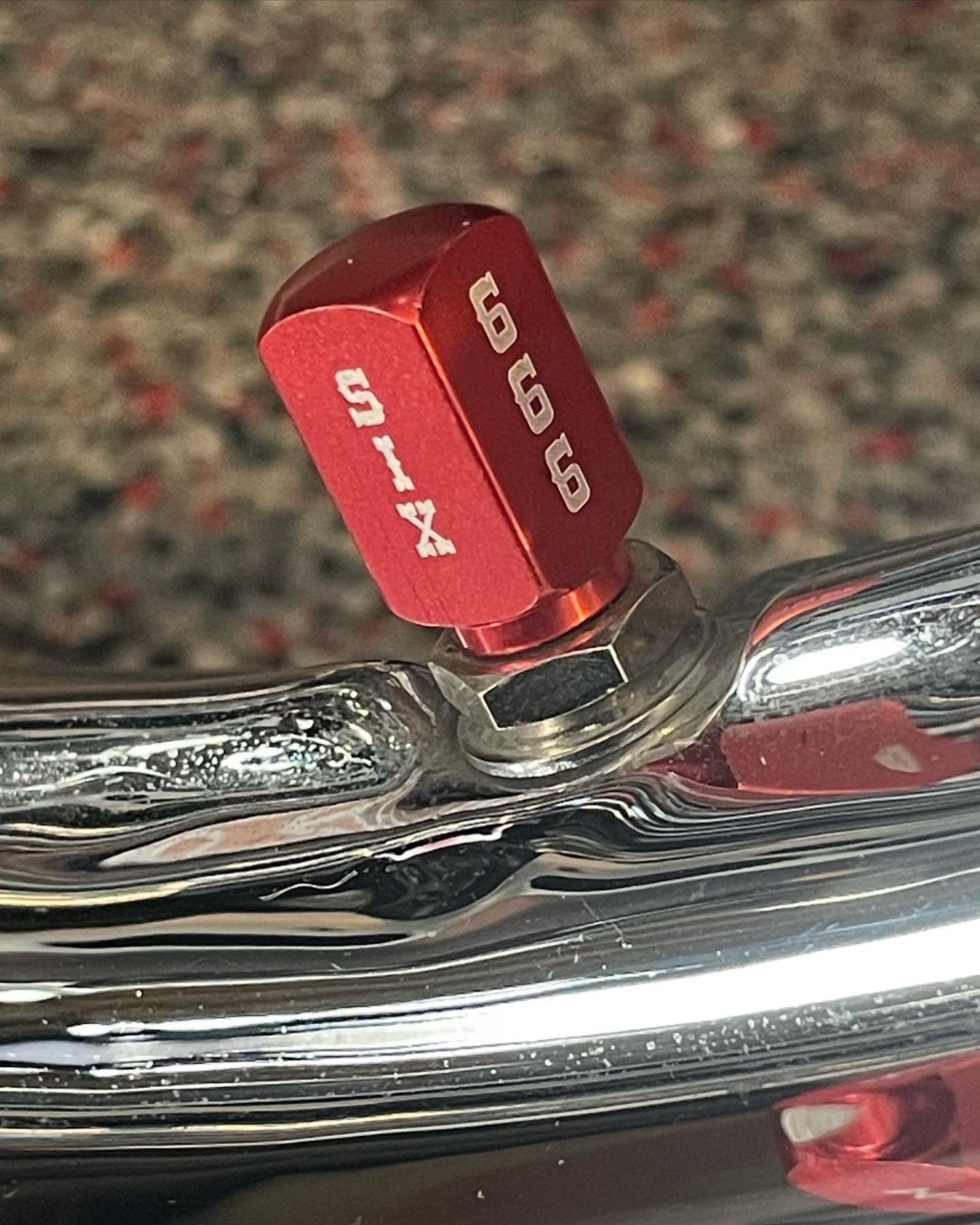 666 Valve stem caps