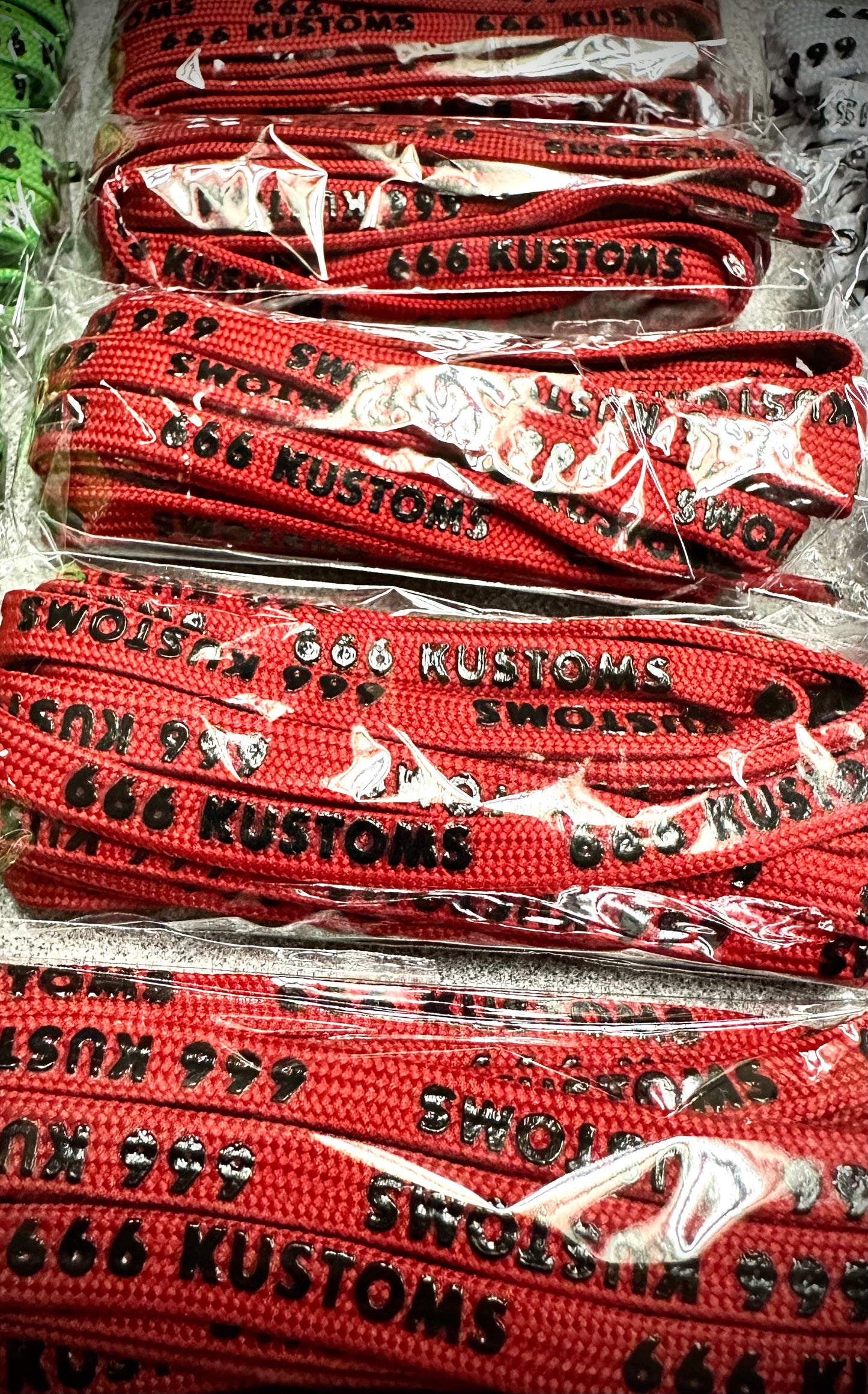 666 Kustoms shoelaces