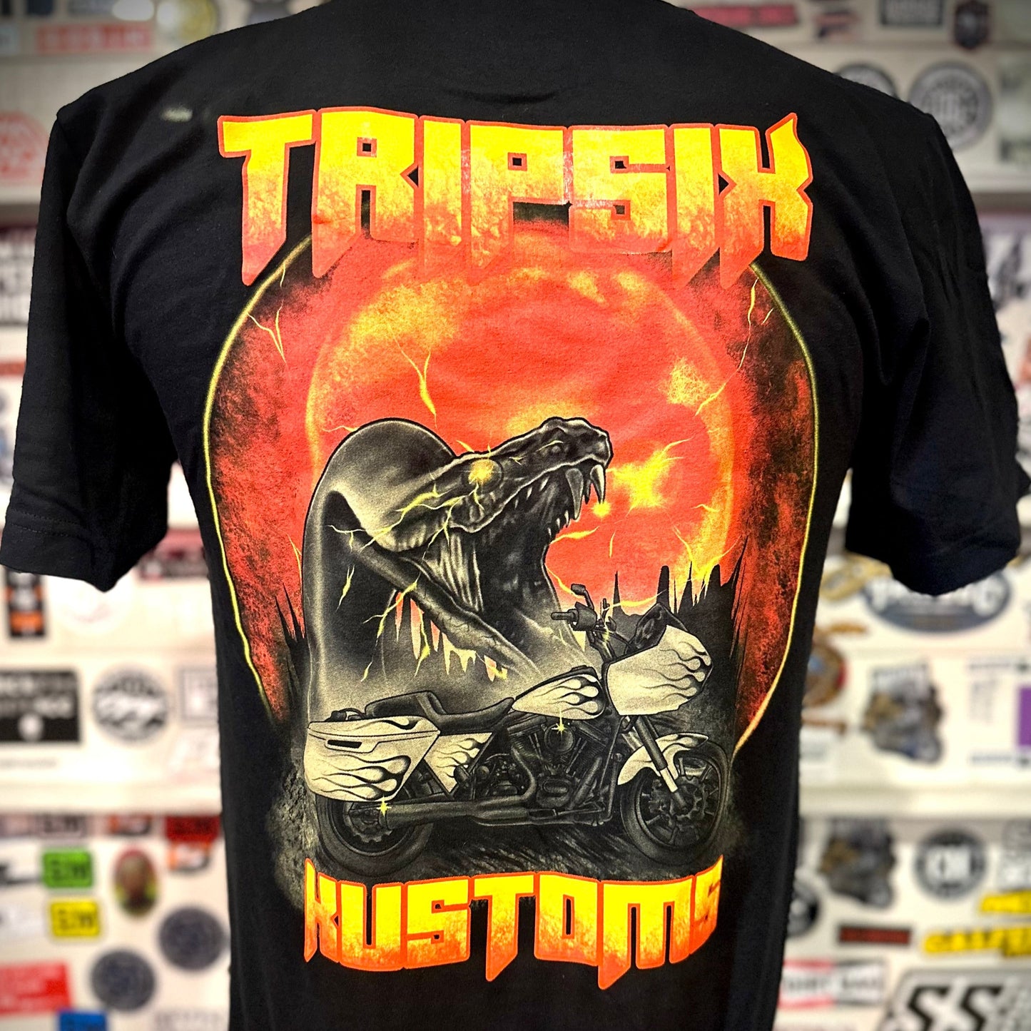 Tripsix Kustoms Snake T-shirt