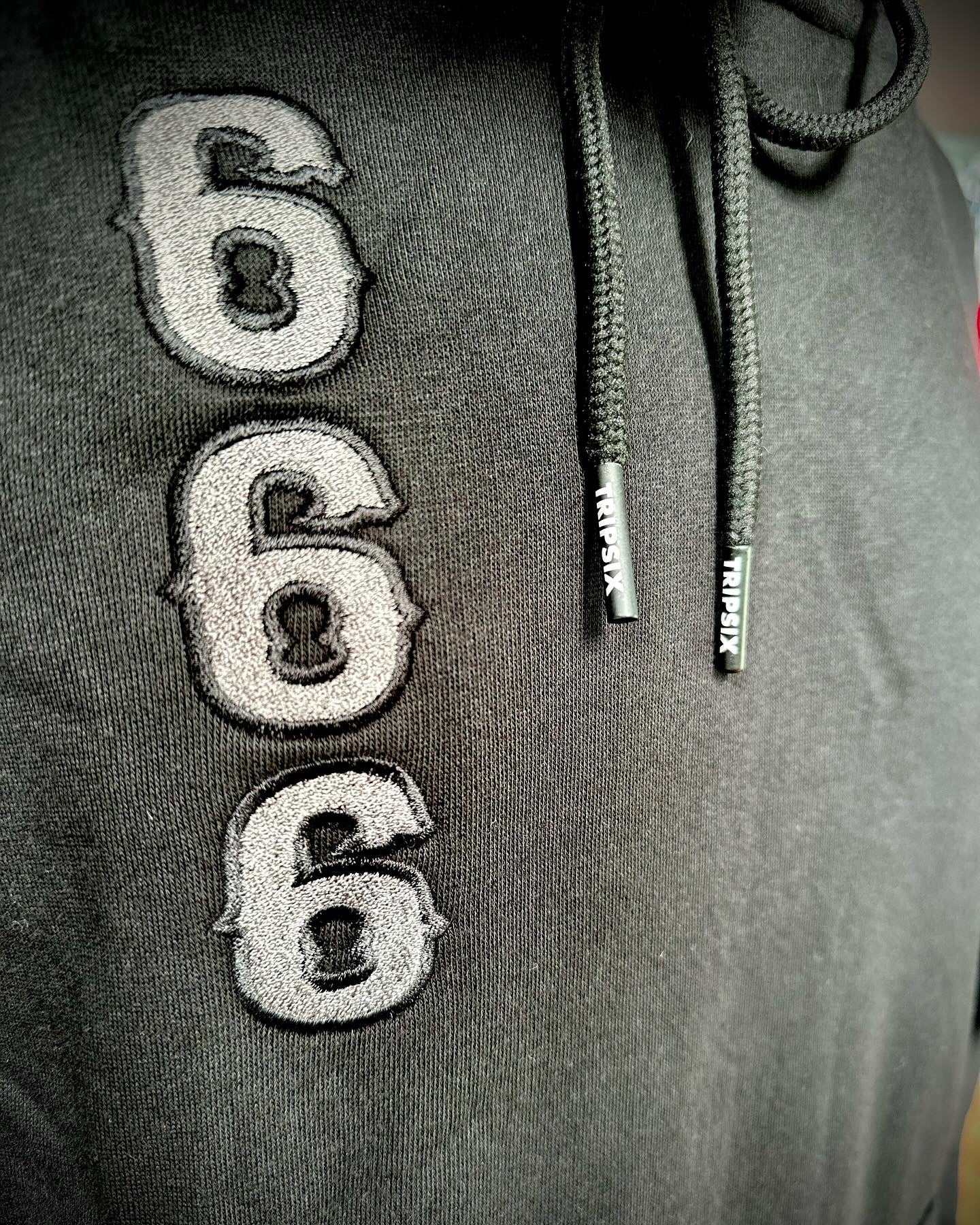 666 Embroidered Hoodie.