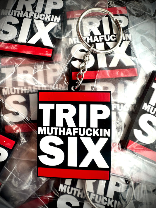 Trip MF Six Rubber Keychain