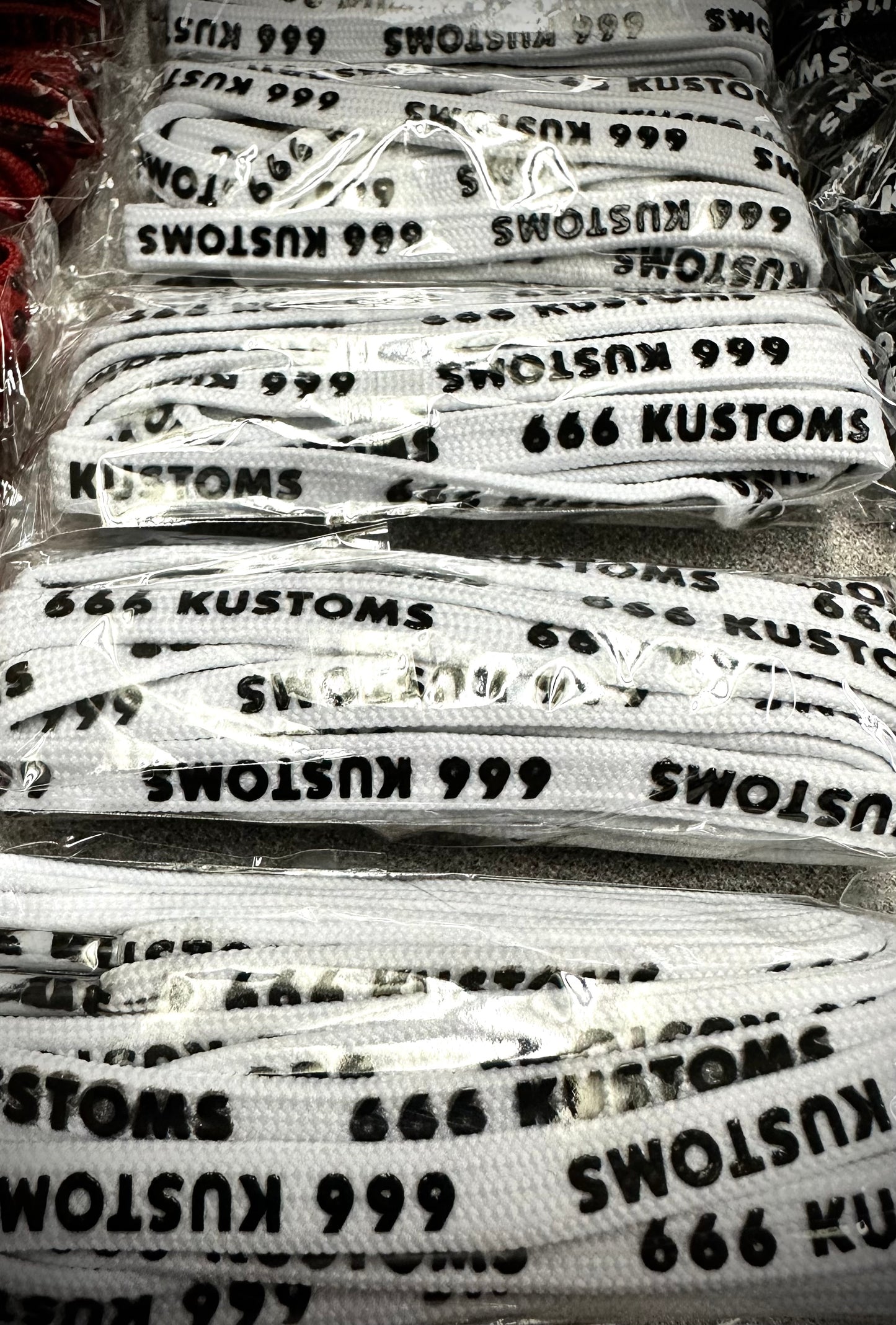 666 Kustoms shoelaces