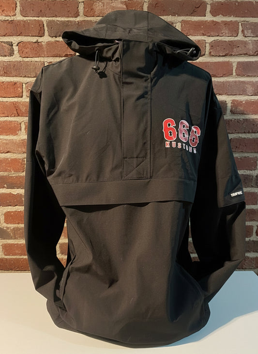 666 Kustoms Red & Black Anorak
