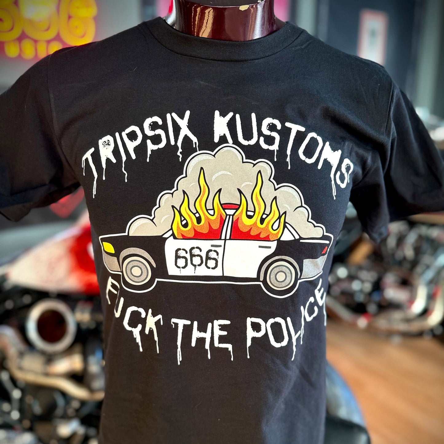 Tripsix Kustoms FTP Burn ‘Em All T-shirt