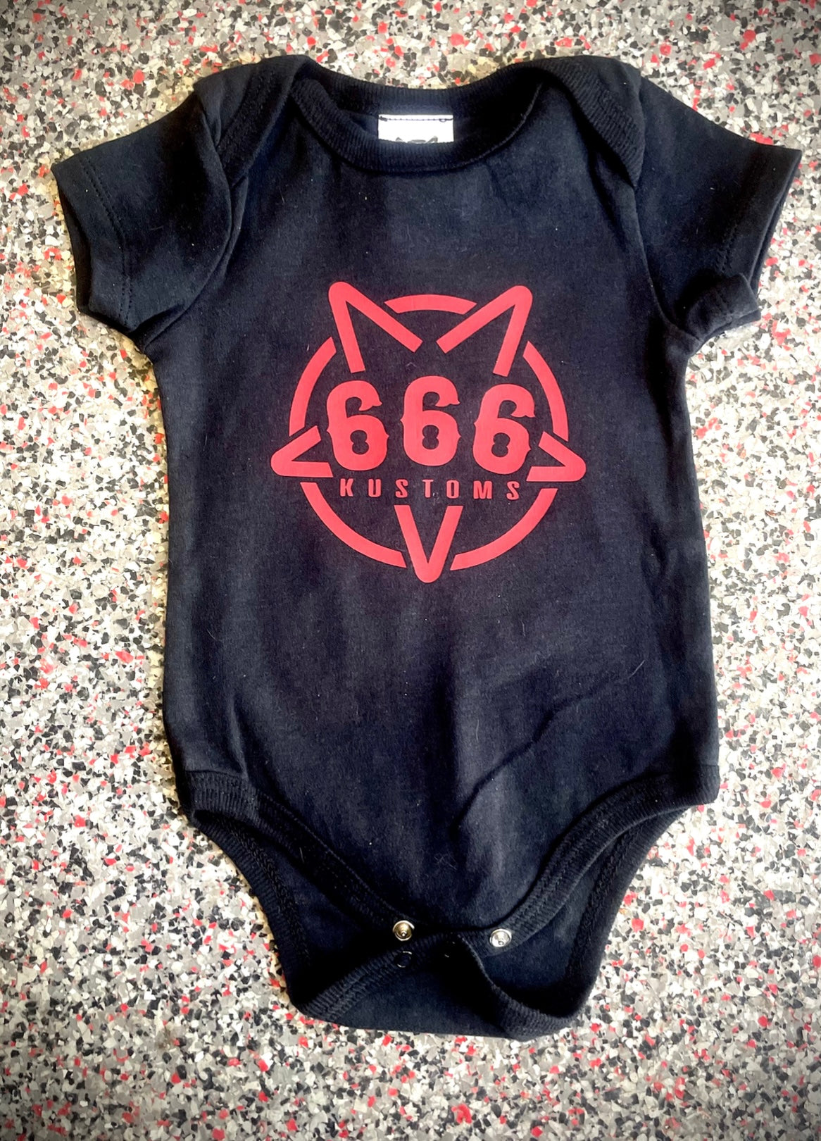 666 Pentagram Onesie