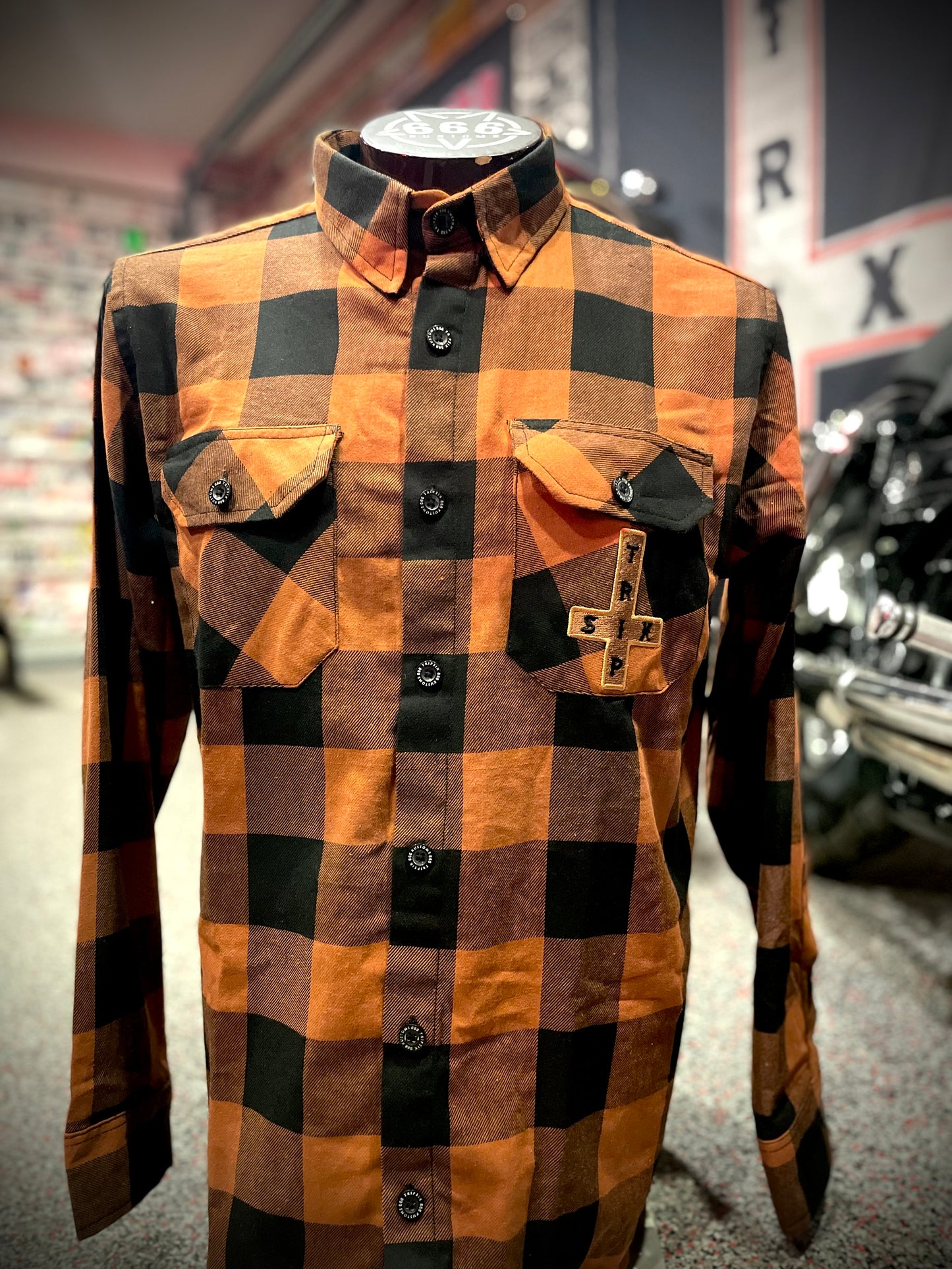 Tripsix Cross Brown Flannel