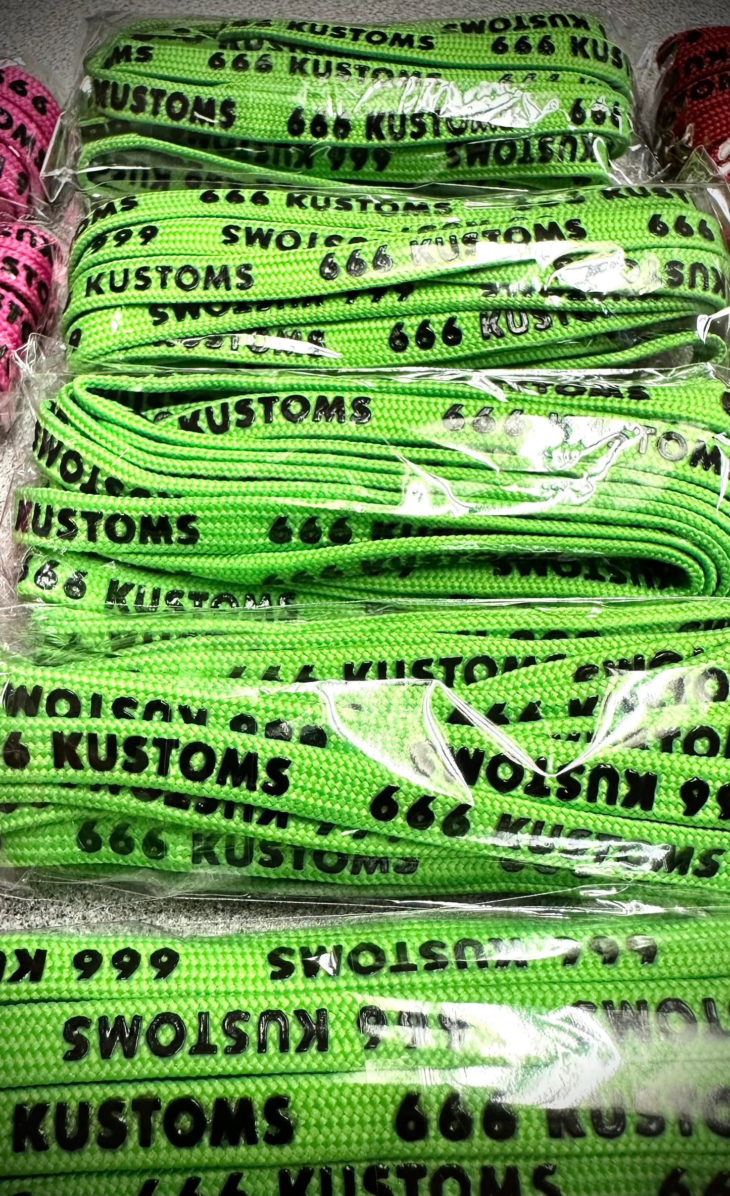 666 Kustoms shoelaces