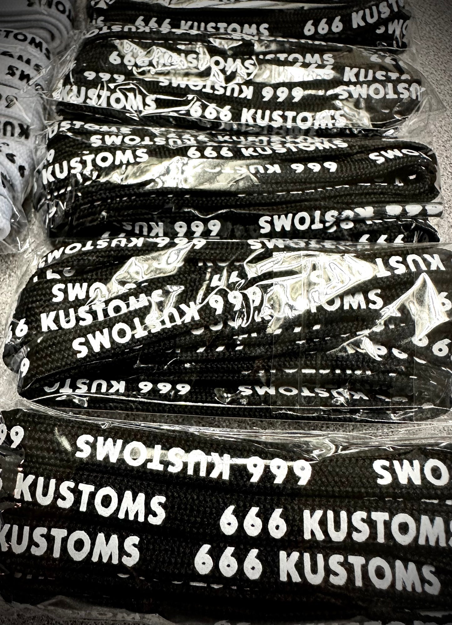 666 Kustoms shoelaces