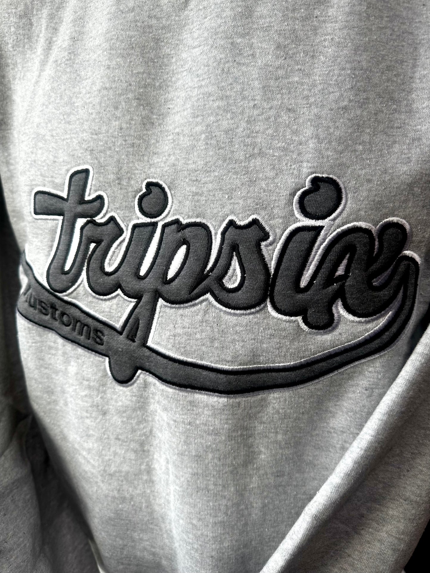 Tripsix Kustoms Grey Crewneck sweater